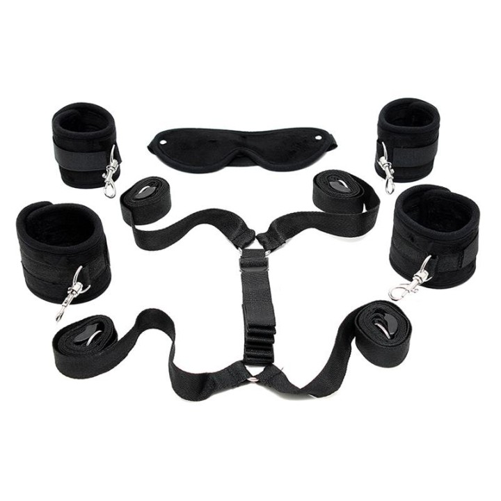 Under the Mattress Restraint Set Black - R7006 - Teknashop Ltd