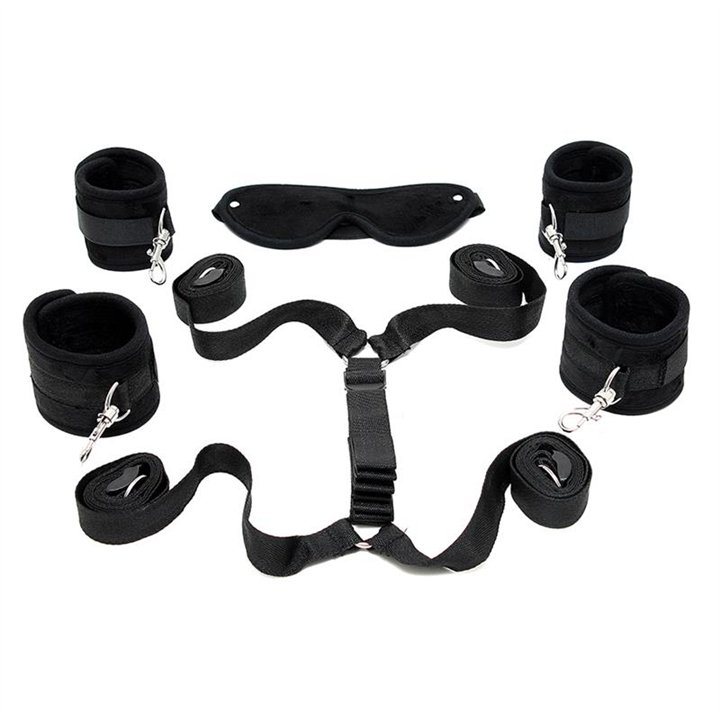 Under the Mattress Restraint Set Black - R7006 - Teknashop Ltd