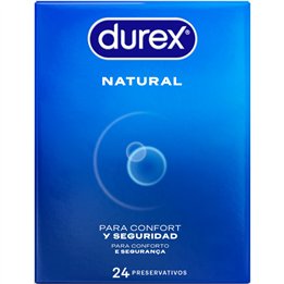 DUREX - NATURAL CONDOMS 24 UNITS - D-202785 - Teknashop Ltd