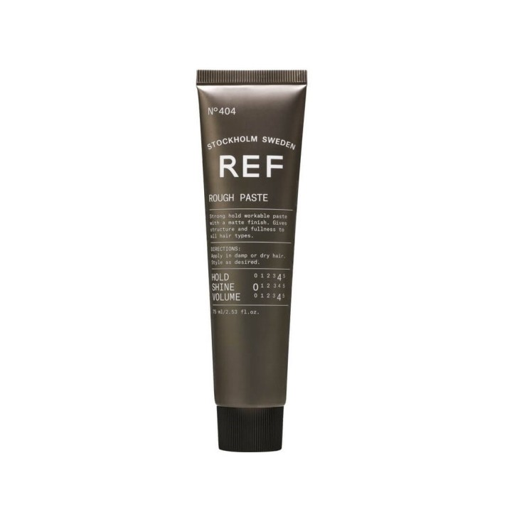 Ref Stockholm, Styling & Finish No.404, Vegan, Hair Styling Paste, Rough Texture, Strong Hold, For Hair, 75 ml - Teknashop Ltd