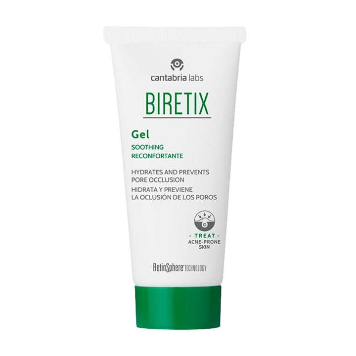 Cantabria Labs, Biretix, Soothing, Gel, For Face, 50 ml - Teknashop Ltd