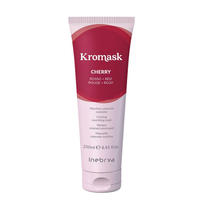 Inebrya, Kromask, Hair Colouring Cream Mask, Nourishing,  Cherry, 250 ml