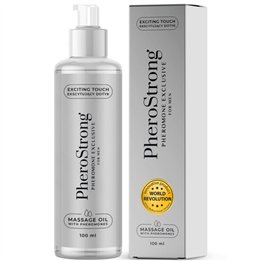 PHEROSTRONG - MASSAGE OIL EXCLUSIVE FOR MEN 100 ML - D-240078 - Teknashop Ltd