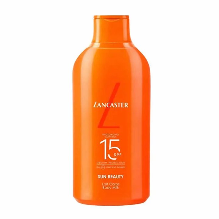 Lancaster Sun Beauty Silky Milk Spf15 400ml - unisex - Teknashop Ltd
