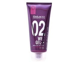Salerm Cosmetics Wet Gel + Medium Hold Wet Look Styling Gel 200ml  - unisex - Teknashop Ltd