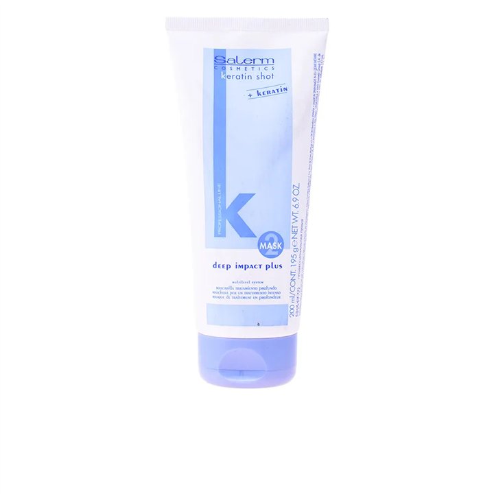 Salerm Cosmetics Keratin Shot Mask Deep Impact Plus 200ml - unisex - Teknashop Ltd