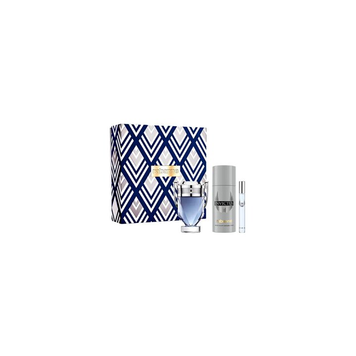 Paco Rabanne Invictus Estuche 3 Piezas - unisex - Teknashop Ltd