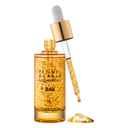 Terrazen, Retinol Repair, 24K gold, Firming, Ampoules Treatment Serum, Anti-aging, For Face, For Women, 50 ml