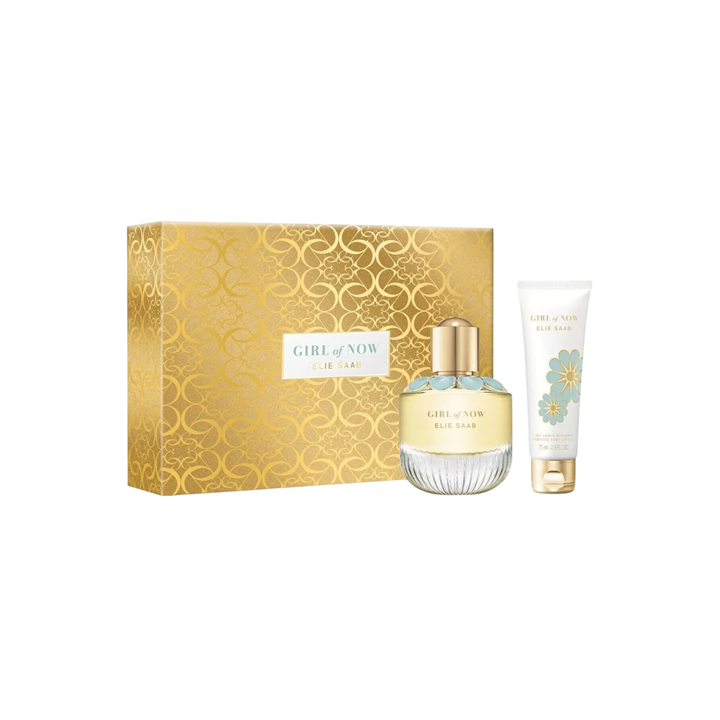 Set Elie Saab: Girl of Now, Eau De Parfum, For Women, 50 ml + Girl of Now, Hydrating, Body Lotion, 75 ml - Teknashop Ltd