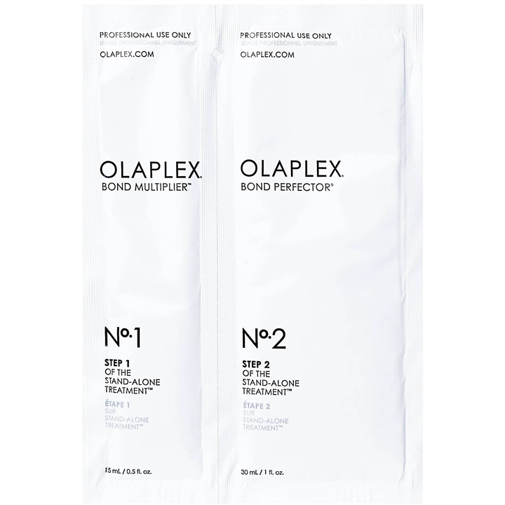 Stand Alone Set Olaplex: No.1 Bond Multiplier, Hair Lotion Treatment, Bond Repair, 15 ml + No.2 Bond Perfector, Hair Cream Treat