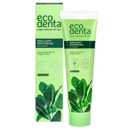 Ecodenta, Brilliant Whitening, Whitening, Toothpaste, 100 ml - Teknashop Ltd