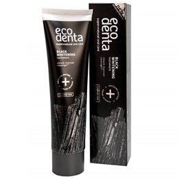 Ecodenta, Black Whitening, Whitening & Freshening, Toothpaste, 75 ml - Teknashop Ltd
