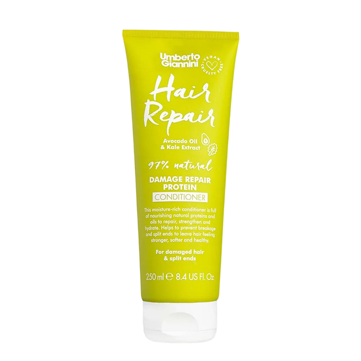 Umberto Giannini, Hair Repair, Vegan & Cruelty-Free, Hair Conditioner, Repairing & Strengthening, 250 ml - Teknashop Ltd