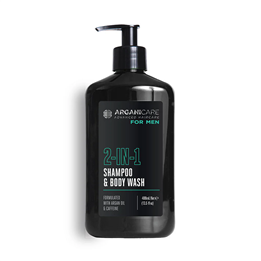 Arganicare, Men, Cleansing, Hydrating & Revitalising, Fresh, Body Wash, Body & Hair, 400 ml - Teknashop Ltd