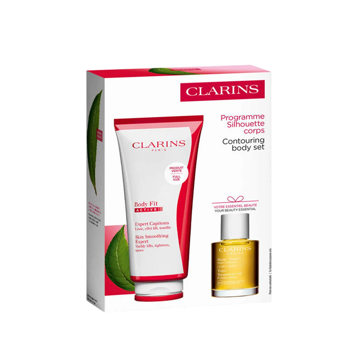 Set Clarins: Aroma, Essential Oils, Hydrating, Body Oil, 200 ml + Body Fit Activ, Firming & Lifting, Body Gel, Body, Daily, 200 