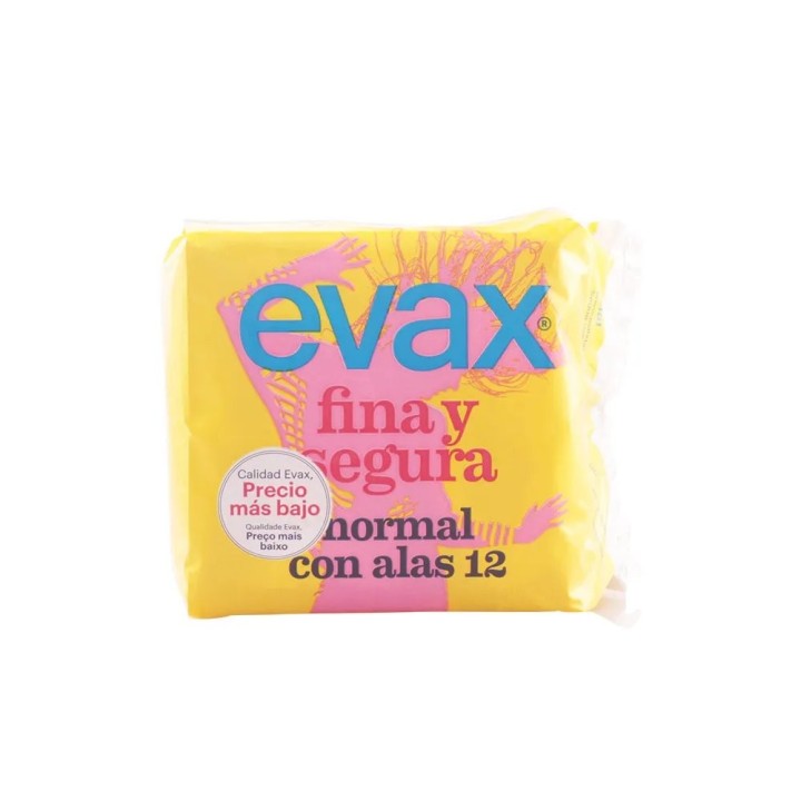 Evax Fina & Segura Normal With Wings Sanitary Towels 12 Units - unisex - Teknashop Ltd