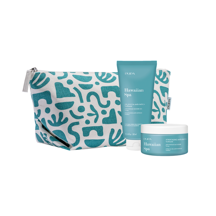 Set Pupa: Hawaiian Spa, Anti-Fatigue, Body Scrub, 350 g + Hawaiian Spa, Anti-Fatigue, Shower Gel, 300 ml