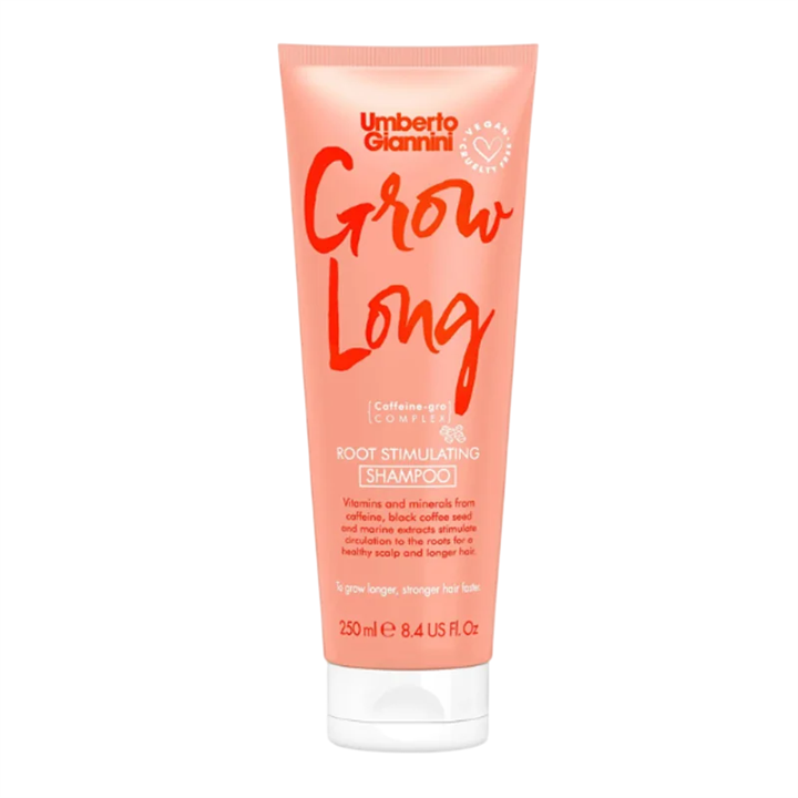 Umberto Giannini, Grow Long, Vegan & Cruelty-Free, Hair Shampoo, Growth Stimulating & Nourishing, 250 ml