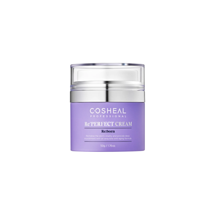 Cosheal, Re' Perfect Cream, Fragrance-Free, Hydrating & Anti-Wrinkle, Day & Night, Cream, Face, 50 g