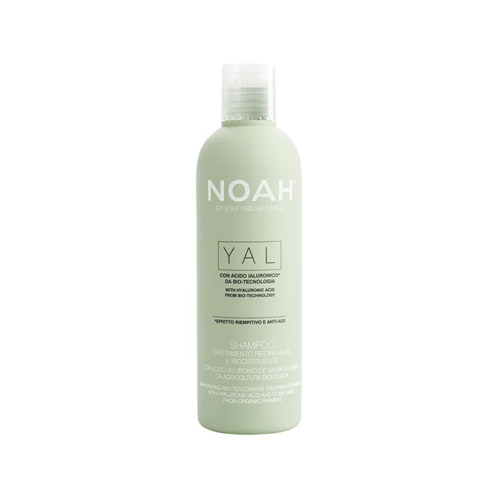 Noah, Yal, Hair Treatment Shampoo, Hydrating & Regenerating, Dry & Damaged Hair, 250 ml