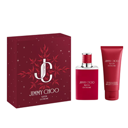 Set Jimmy Choo: Man Extreme, Eau De Parfum, For Men, 50 ml + Man Extreme, Shower Gel, For Hair & Body, For All Skin Types, 100 m