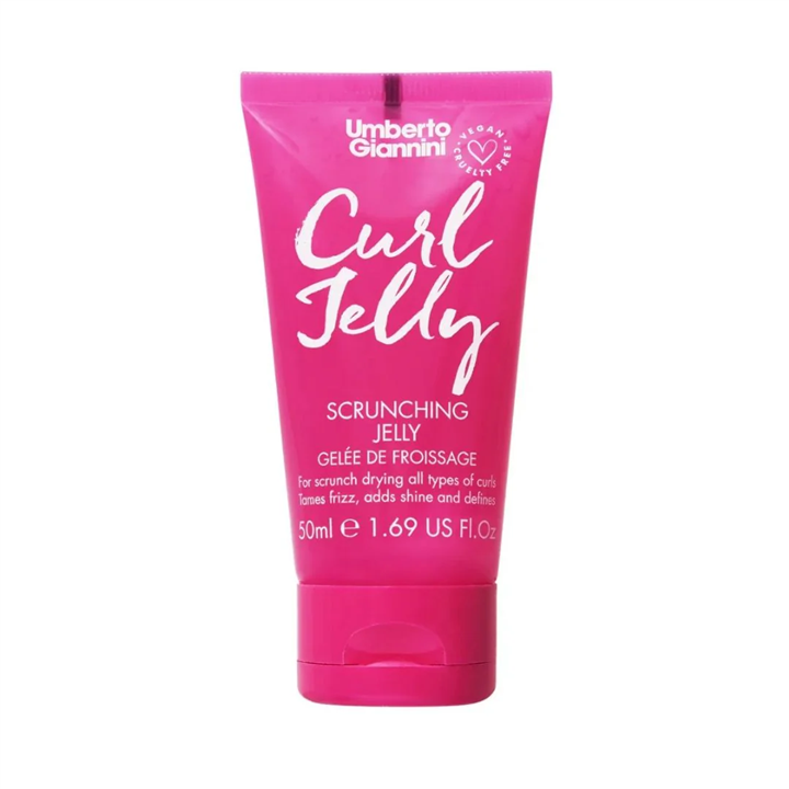 Umberto Giannini, Curl Jelly, Hair Styling Gel, Curl Definition & Frizz Control, Medium Hold, 50 ml