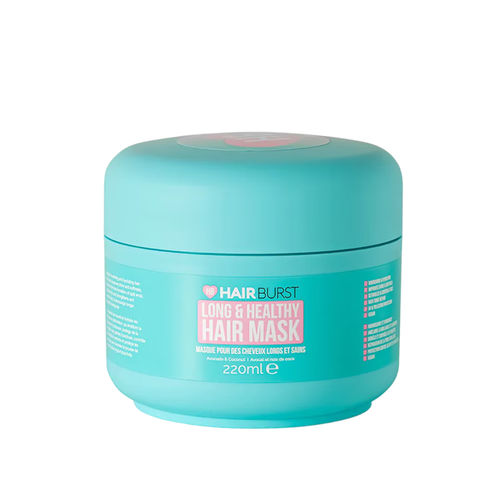 Hairburst, Long & Healthy, Hair Treatment Cream Mask, Hydrating & Nourishing, Weekly, 220 ml