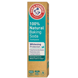 Arm & Hammer, Whitening Protection, 100% Natural Ingredients, Whitening & Freshening, Toothpaste, 75 ml