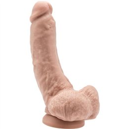 GET REAL - DILDO 20,5 CM WITH BALLS SKIN - D-234569