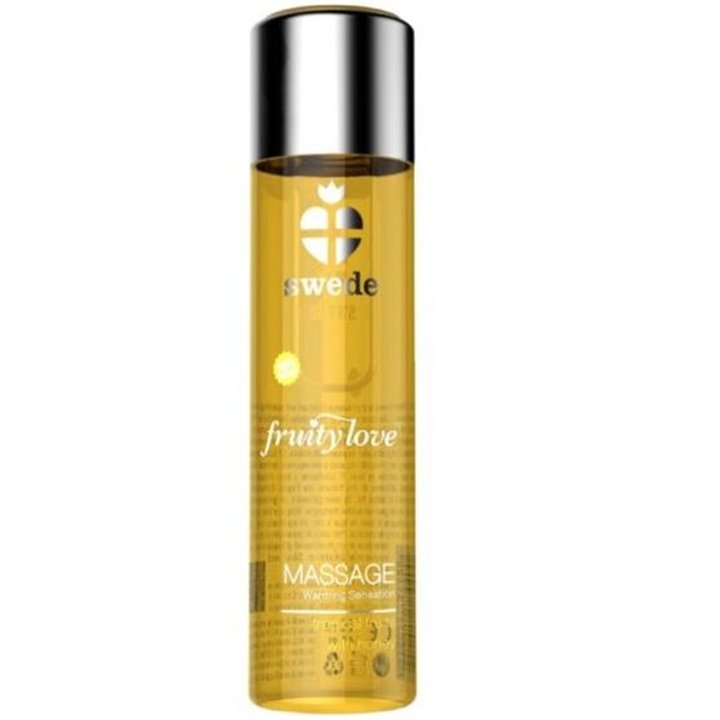 SWEDE - FRUITY LOVE WARMING EFFECT MASSAGE OIL TROPICAL FRUITY WITH HONEY 60 ML - D-227020 - Teknashop Ltd