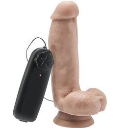 GET REAL - DILDO 12 CM WITH BALLS VIBRATOR SKIN - D-234574