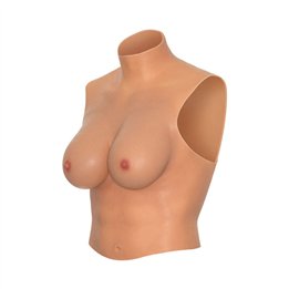 HIDDEN DESIRE - ALTER EGO WEARABLE BREAST SHIRT D-CUP FLESH - D-241487