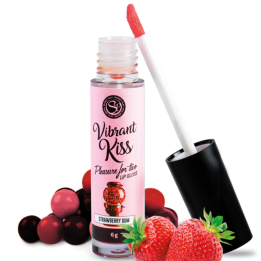 SECRETPLAY - LIP GLOSS VIBRANT KISS STRAWBERRY GUM - D-218077 - Teknashop Ltd