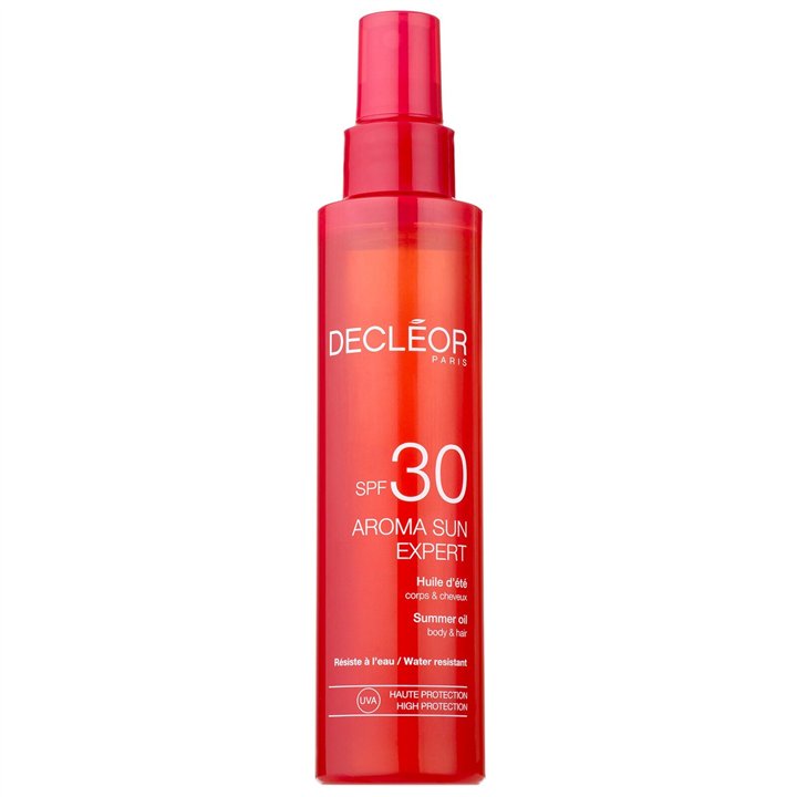 Decleor, Aroma Sun Expert, Manoi Oil, Nourishing & Moisturizing, Oil, For Hair & Body, SPF 30, 150 ml *Tester - Teknashop Ltd
