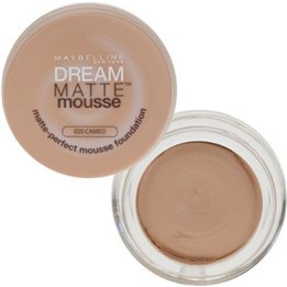 Maybelline, Dream Matte Mousse, Lightweight, Cream Foundation, 20, Cameo, SPF 15, 18 ml