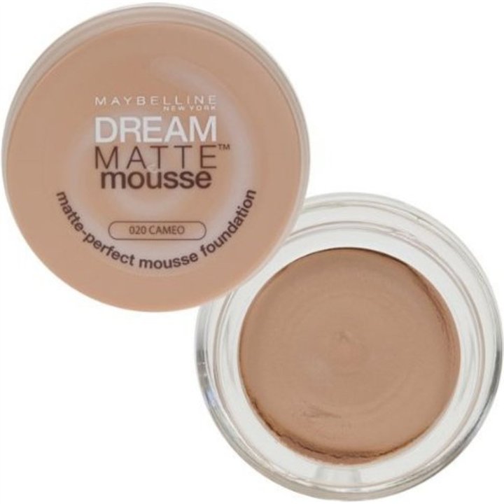Maybelline, Dream Matte Mousse, Lightweight, Cream Foundation, 20, Cameo, SPF 15, 18 ml - Teknashop Ltd