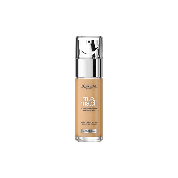 L'Oreal Paris, True Match Super Blendable, Liquid Foundation, D5-W5, Golden Sand, SPF 17, 30 ml *Tester - Teknashop Ltd