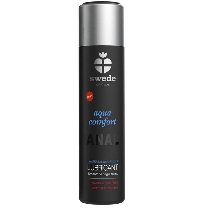 SWEDE - AQUA COMFORT ANAL WATER-BASED LUBRICANT 60 ML - D-225851 - Teknashop Ltd