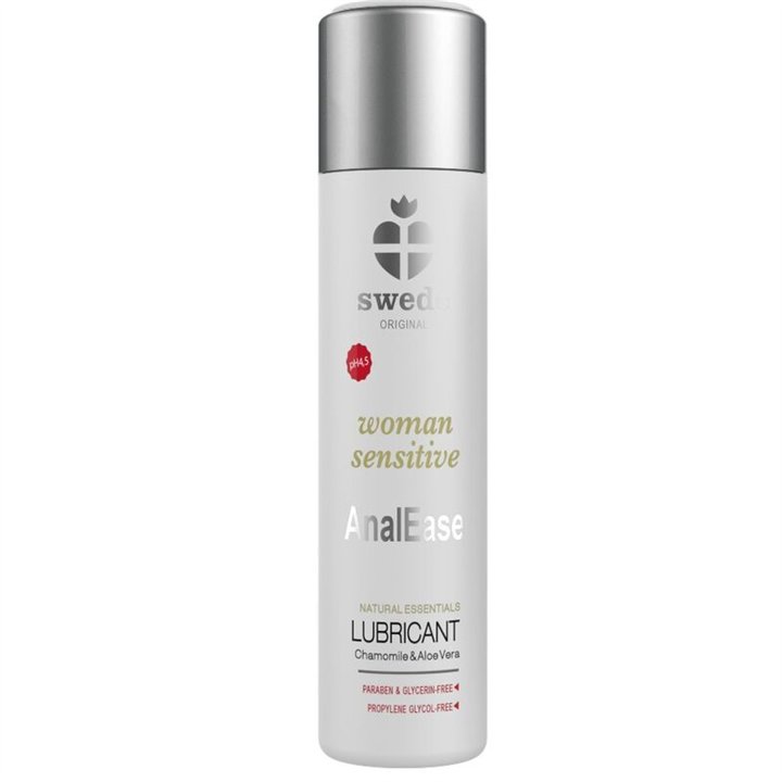 SWEDE - WOMAN SENSITIVE ANAL EASE WATER-BASED 120 ML - D-225854 - Teknashop Ltd