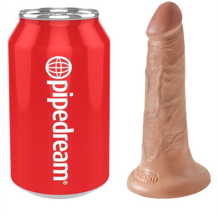 KING COCK - REALISTIC PENIS 12 CM CARAMEL - D-236499 - Teknashop Ltd