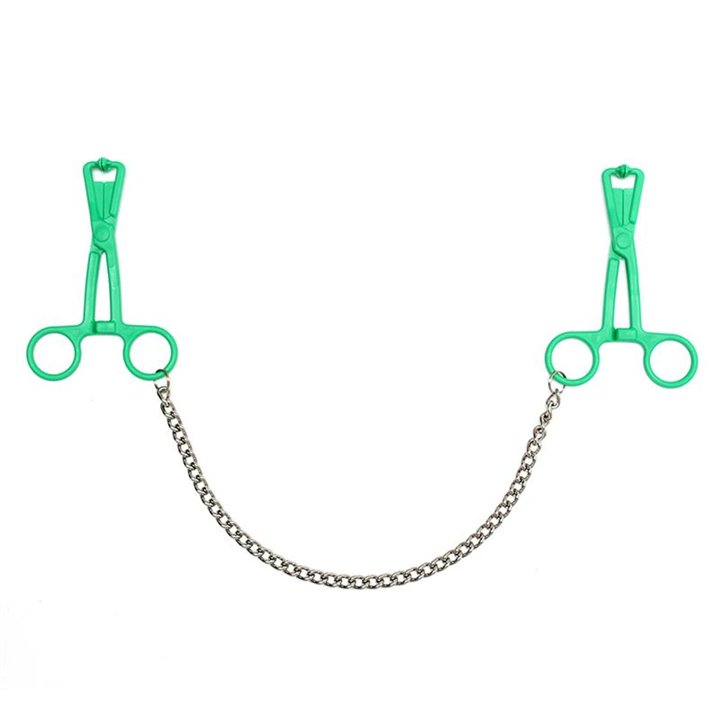 Nipple Clamps with Chain - R7676 - Teknashop Ltd