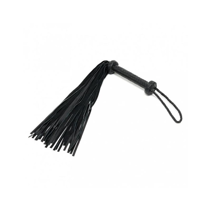 Braided Flogger Leather Black - R8092 - Teknashop Ltd