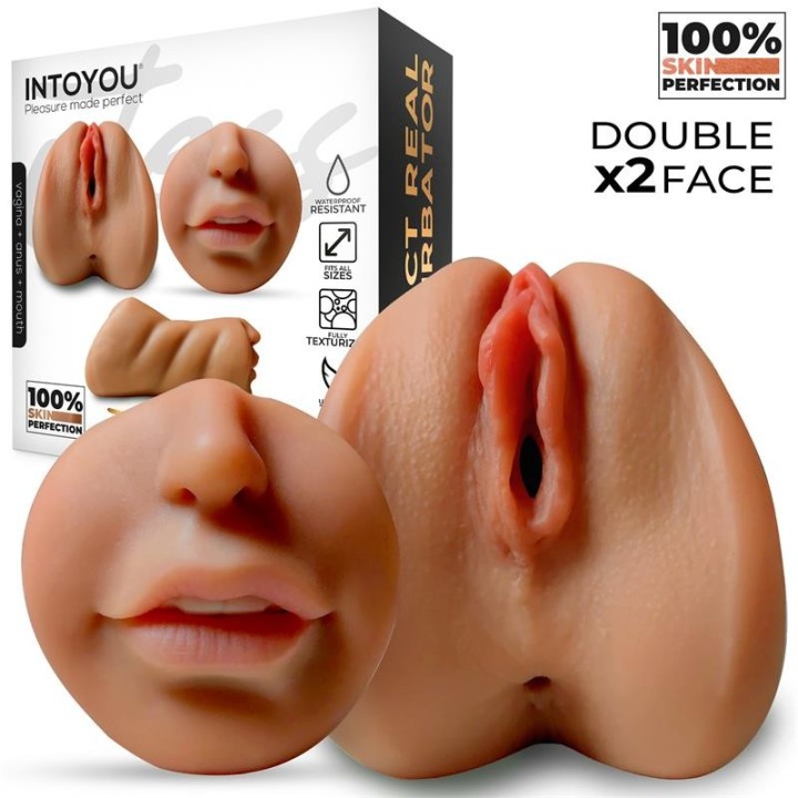 Jess Super Realistic Vagina, Anus and Mouth 650 gr - IN-188