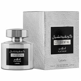 LATTAFA CONFIDENTIAL PLATINUM EDP SPRAY 100 ML - unisex