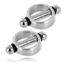 METAL HARD - MAGNETIC NIPPLE Clamps PAIR - D-208606
