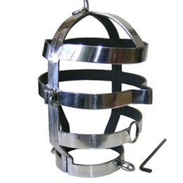 METAL HARD - MASK WITH STEEL NECKLACE - D-205400
