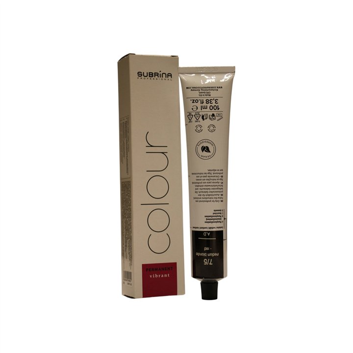 Subrina Professional, Essential Colour, Permanent Hair Dye, 7/5 , 100 ml - Teknashop Ltd
