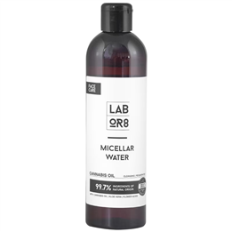 LABOR8, Hemp, Natural Ingredients, Cleansing & Moisturising, Micellar Water, All Skin Types, 300 ml - Teknashop Ltd
