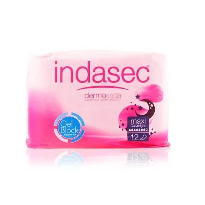 Indasec Dermoseda Good Night Incontinence Compress Maxi 12 Units - unisex - Teknashop Ltd