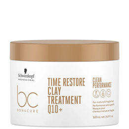 Schwarzkopf Professional, Bonacure Time Restore, Q10, Hair Treatment Clay Mask, Anti-Aging, 500 ml